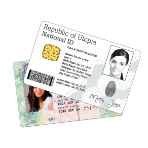 Agent Id Card Federal Government Grant Certificate